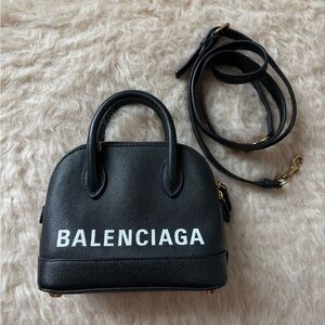 Balenciaga XXS Ville Top Handle Calfskin Bag